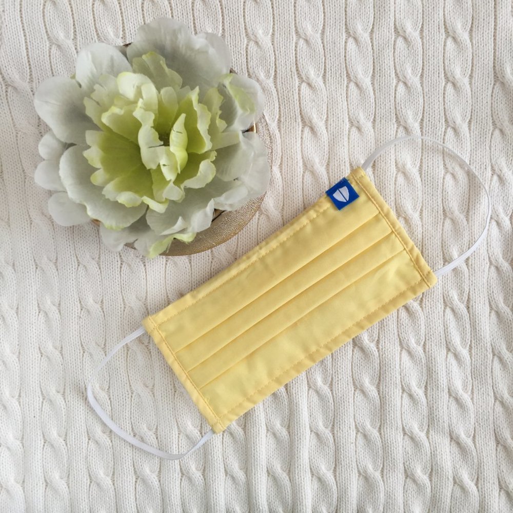NEW! Reusable Cloth Face Mask - Custard Color